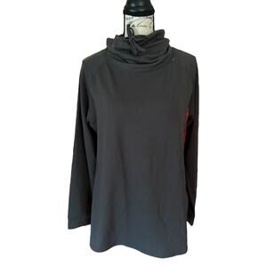 32 Degrees Heat Green Cowl Turtleneck Stretch Pullover Medium NWOT